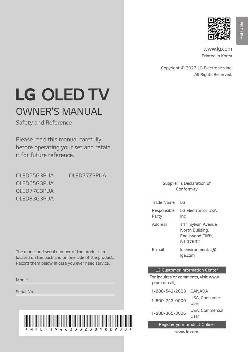 LG OLED88Z3PUA User manual