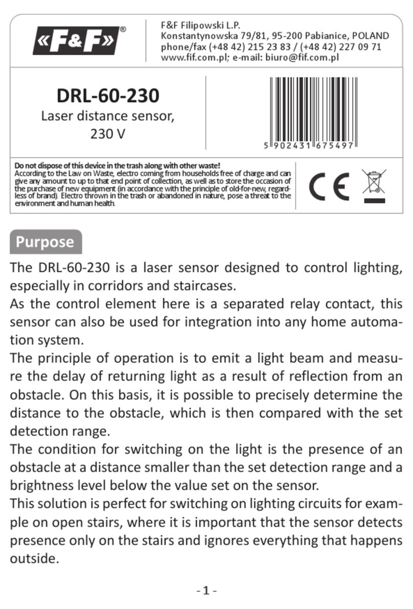 F&F DRL-60-230 User manual