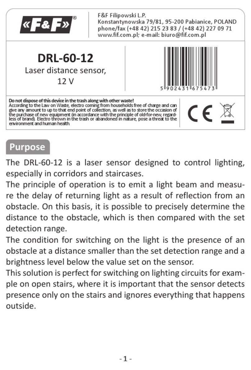 F&F DRL-60-12 User manual