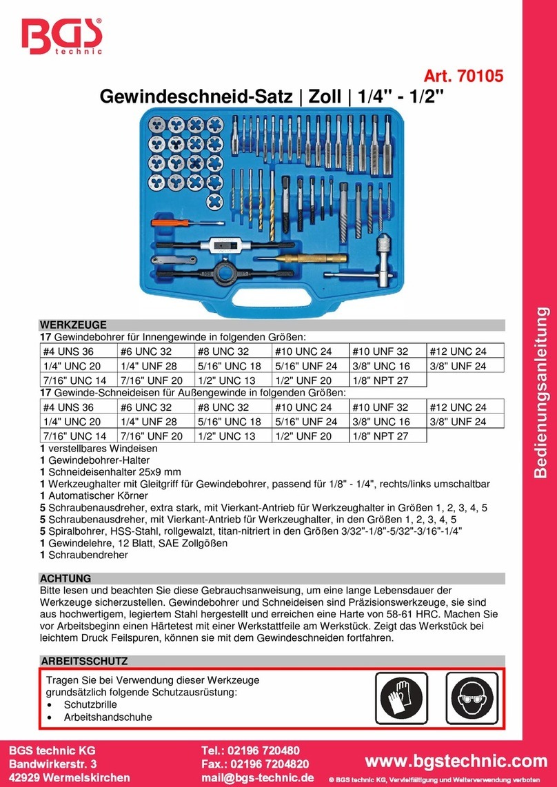 BGS technic 70105 instruction manual