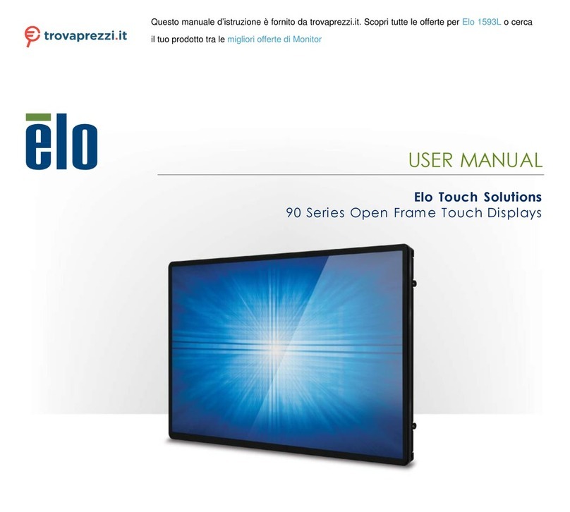 Elo Touch Solutions 1593L User manual