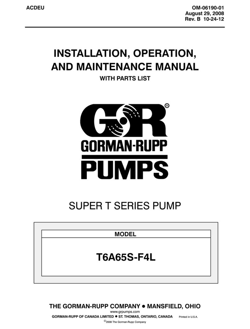 GORMAN-RUPP PUMPS T6A65S-F4L Application guide GORMAN-RUPP PUMPS T6A65S-F4L Application guide