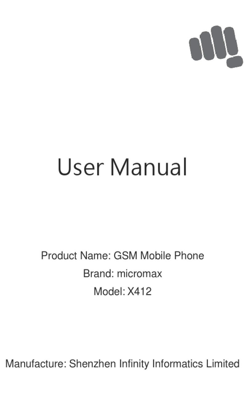 Micromax X412 user manual