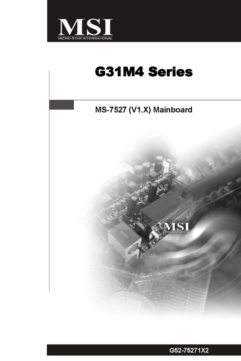 MSI G31M4 Series manual