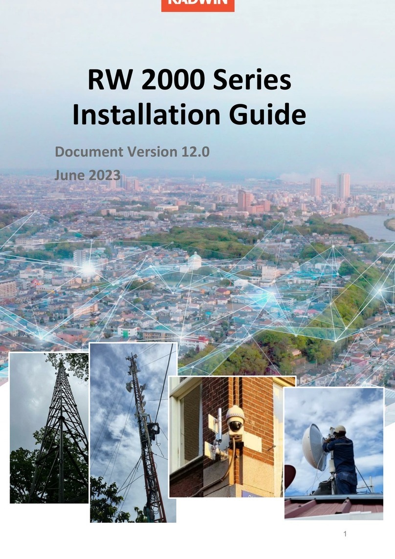 Radwin RW 2000 Series installation guide
