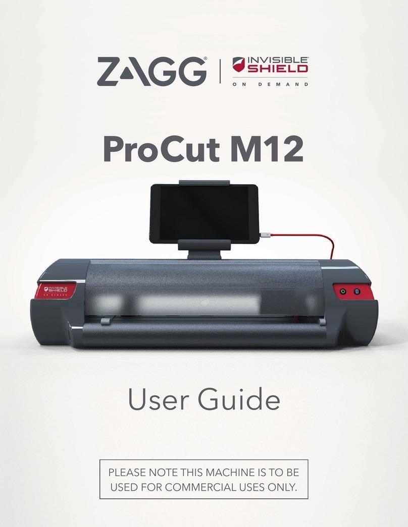 Zagg ProCut M12 User manual