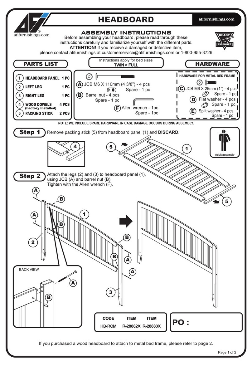 AFi HB-RCM Assembly instructions