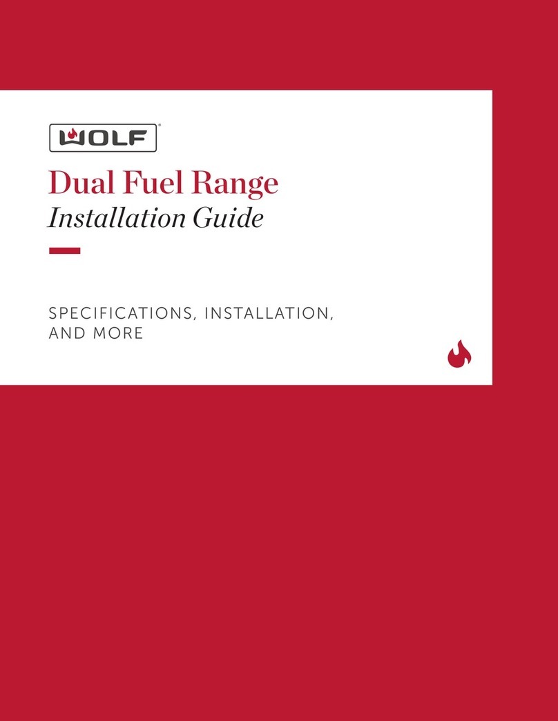 Wolf DF30450/S/P/LP User manual