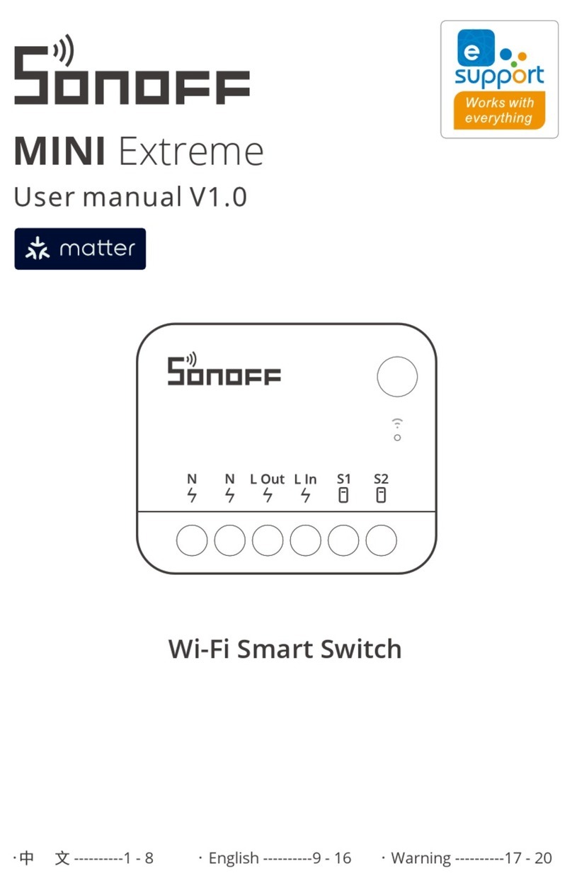 Sonoff MINI Extreme User manual Sonoff MINI Extreme User manual