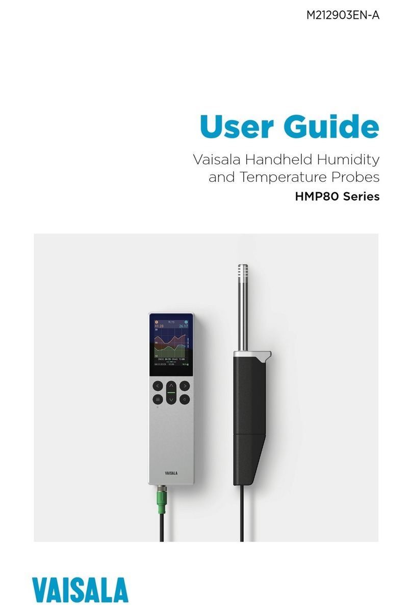 Vaisala HMP80 Series User manual