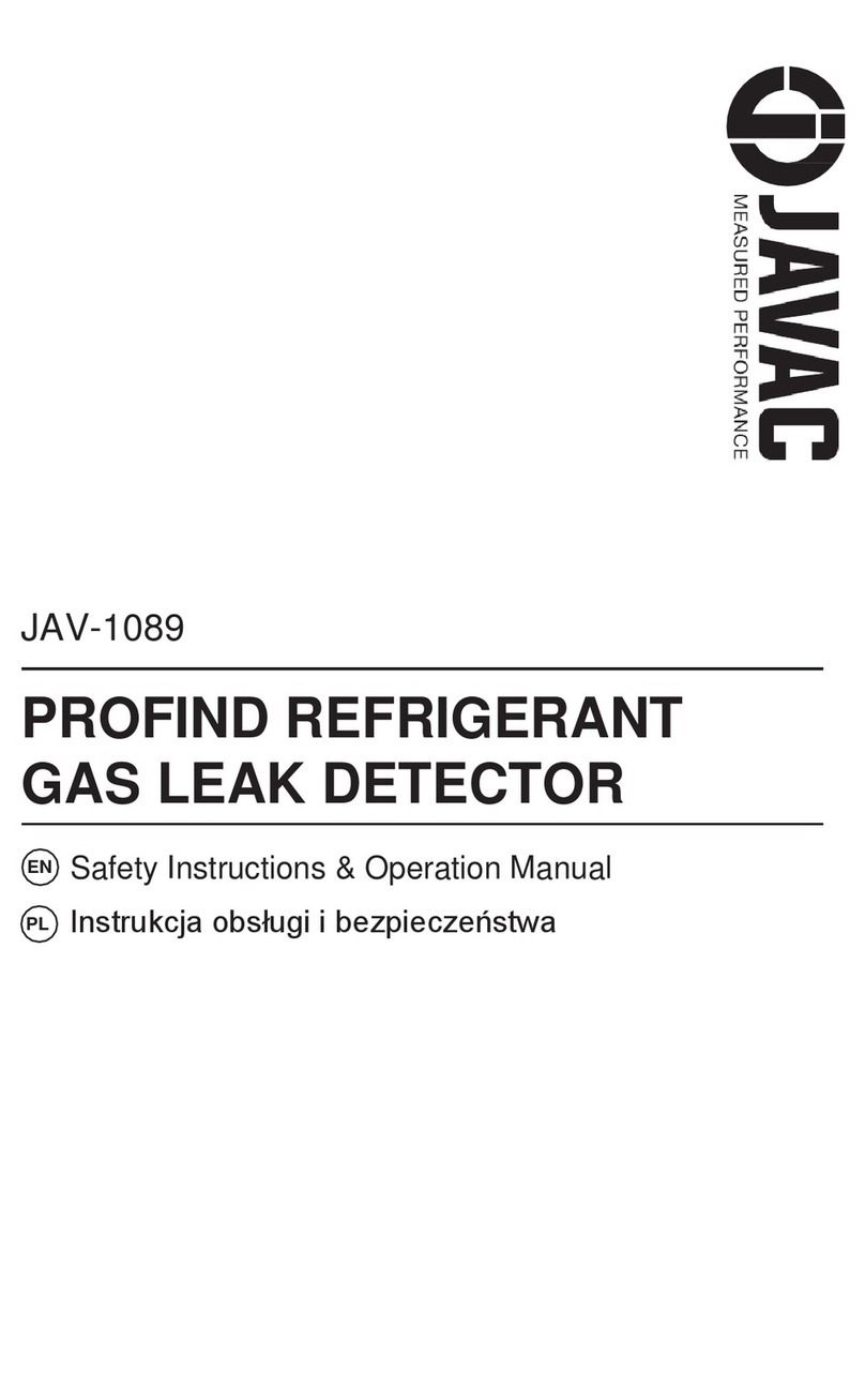 JAVAC JAV-1089 Safety instructions & operation manual