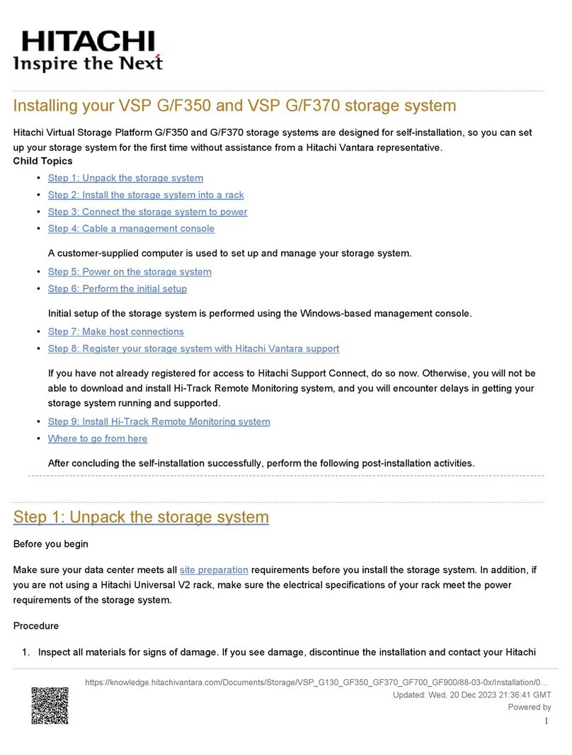 Hitachi VSP G/F350 Instruction Manual