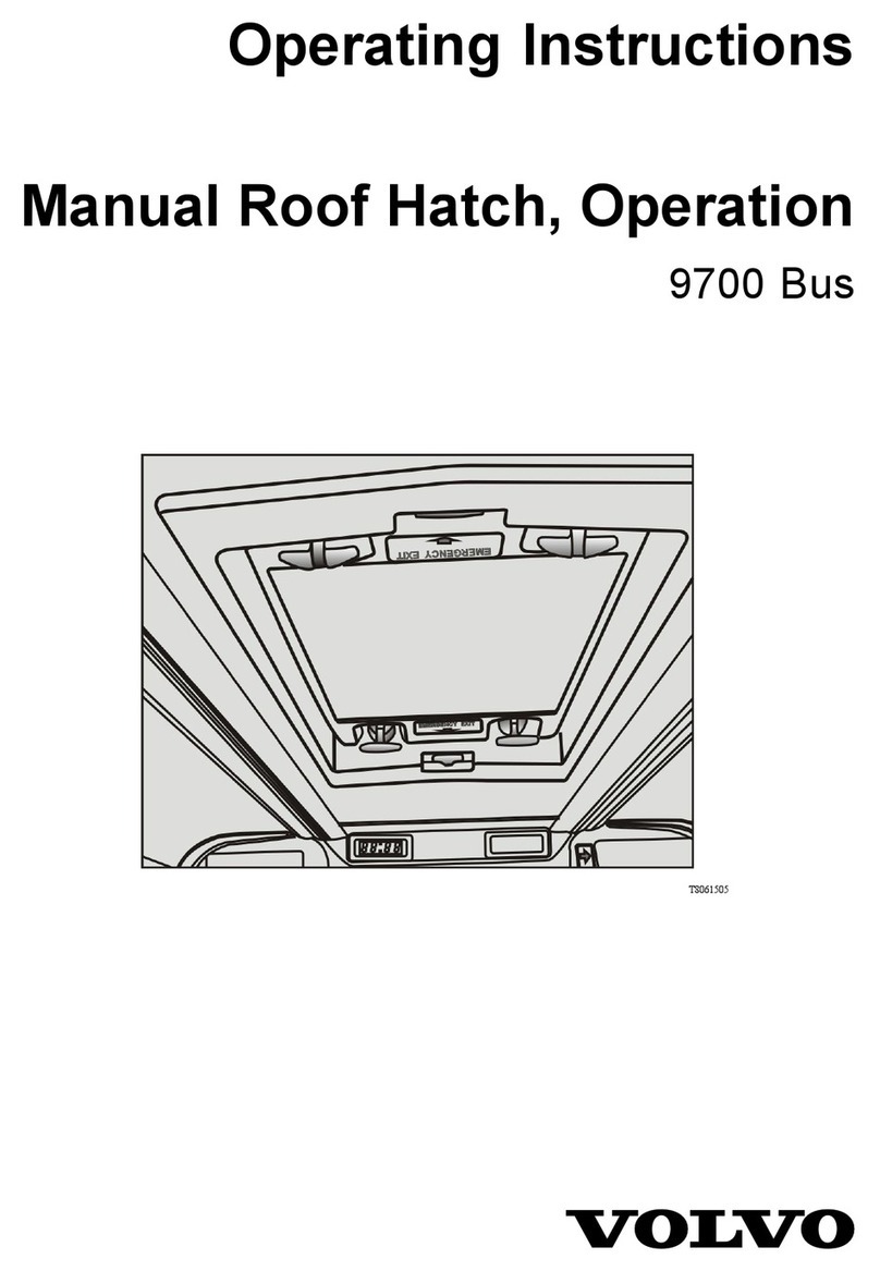 Volvo 9700 User manual
