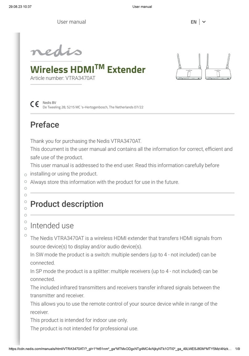 nedis VTRA3470AT user manual