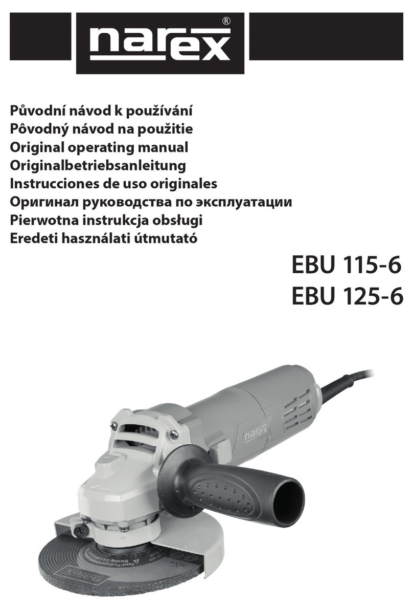 Narex EBU 115 6 Installation instructions