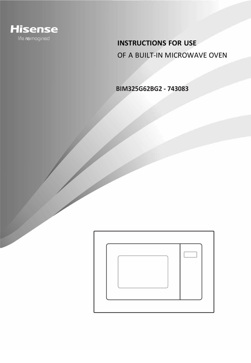 Hisense BIM325G62BG2 Instructions for use