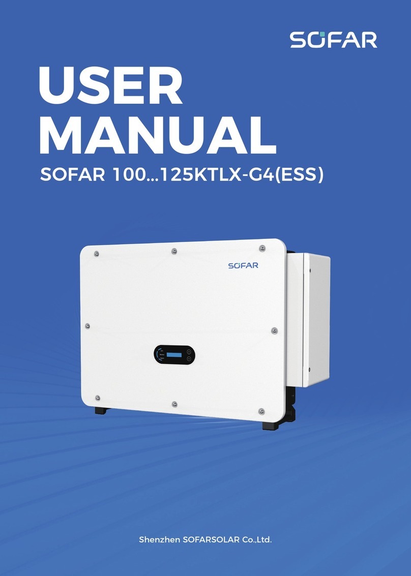 Sofar 125KTLX-G4 User manual Sofar 125KTLX-G4 User manual
