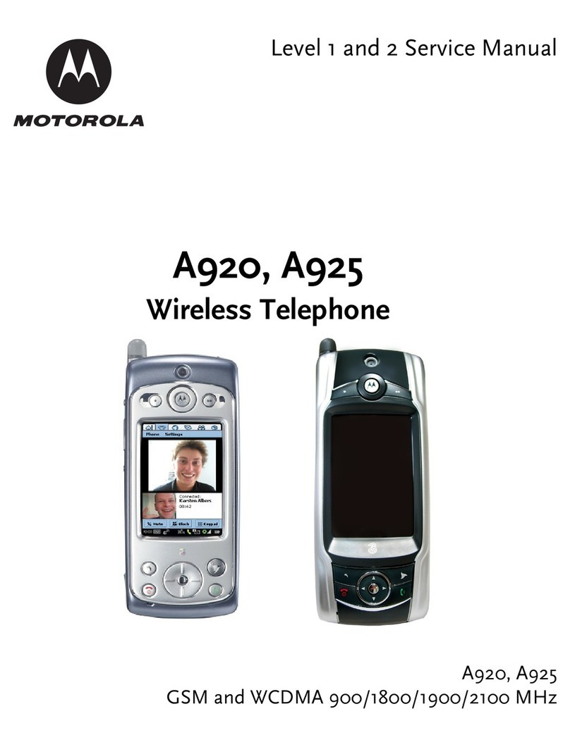 Motorola A920 Service manual