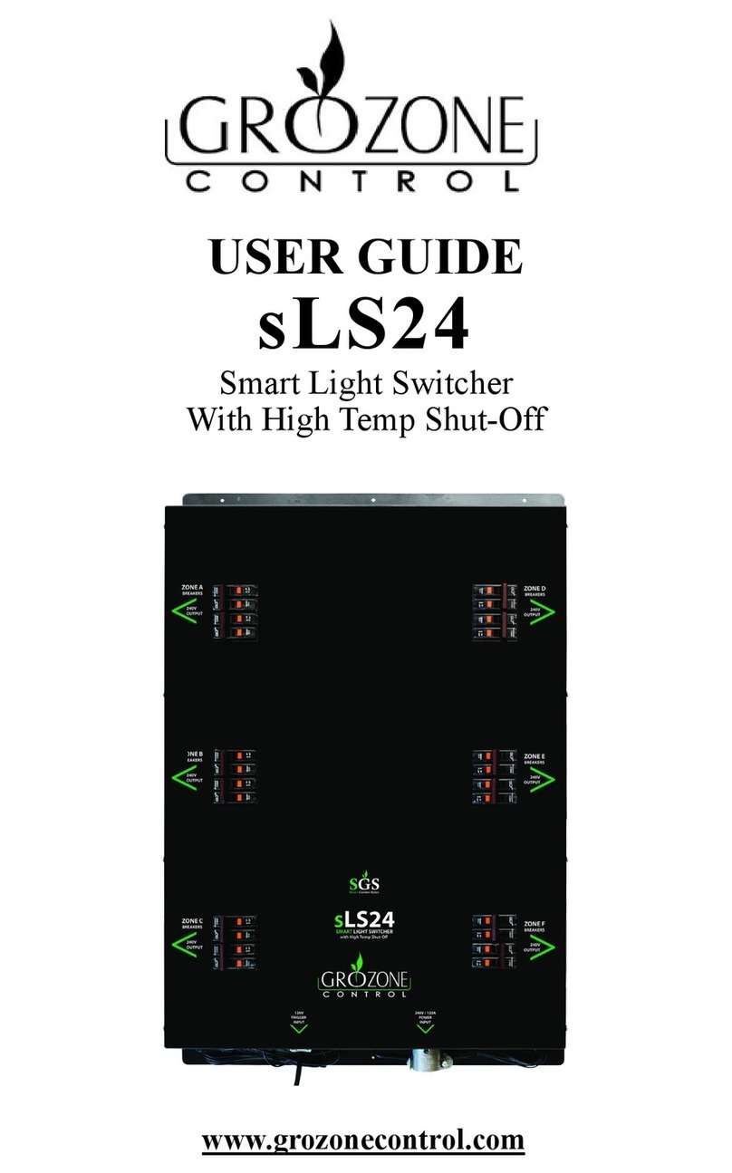 Grozone Control sLS24 user guide