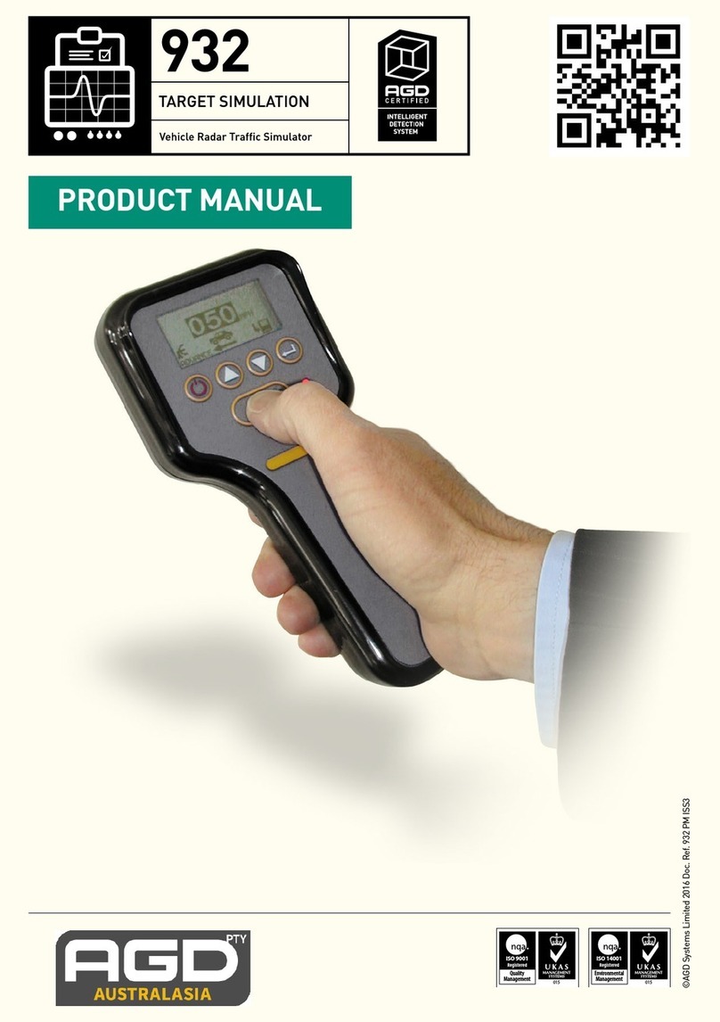 AGD 932 product manual