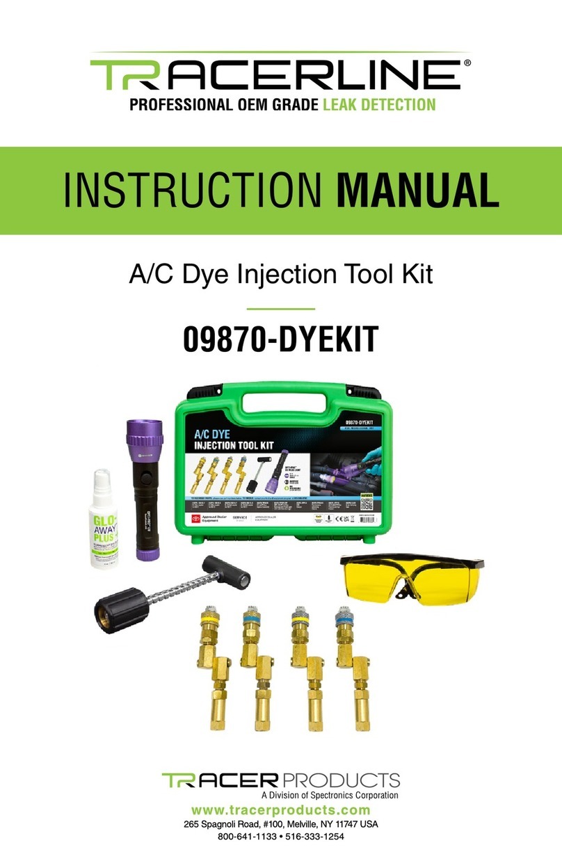 Spectronics TRACERLINE 09870-DYEKIT instruction manual Spectronics TRACERLINE 09870-DYEKIT instruction manual