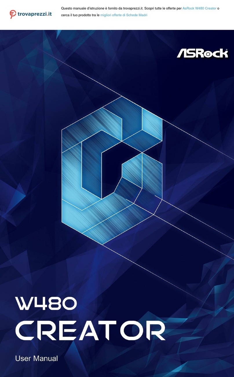 ASROCK W480 Creator User manual