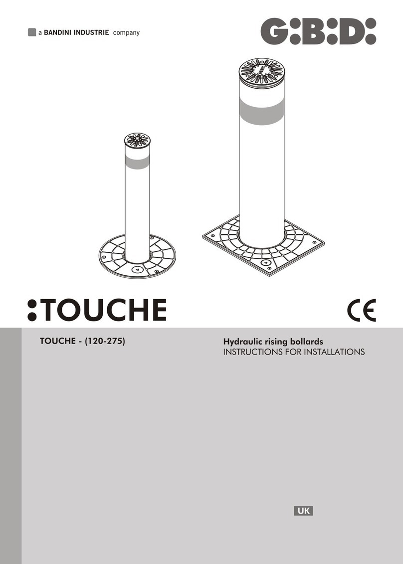 Bandini Industrie GBD TOUCHE Instructions for installations