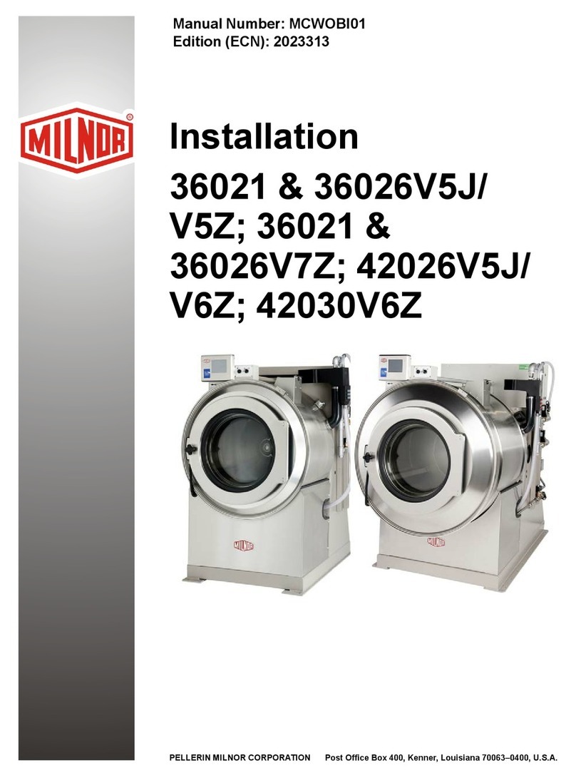 Milnor 36021V5J User manual