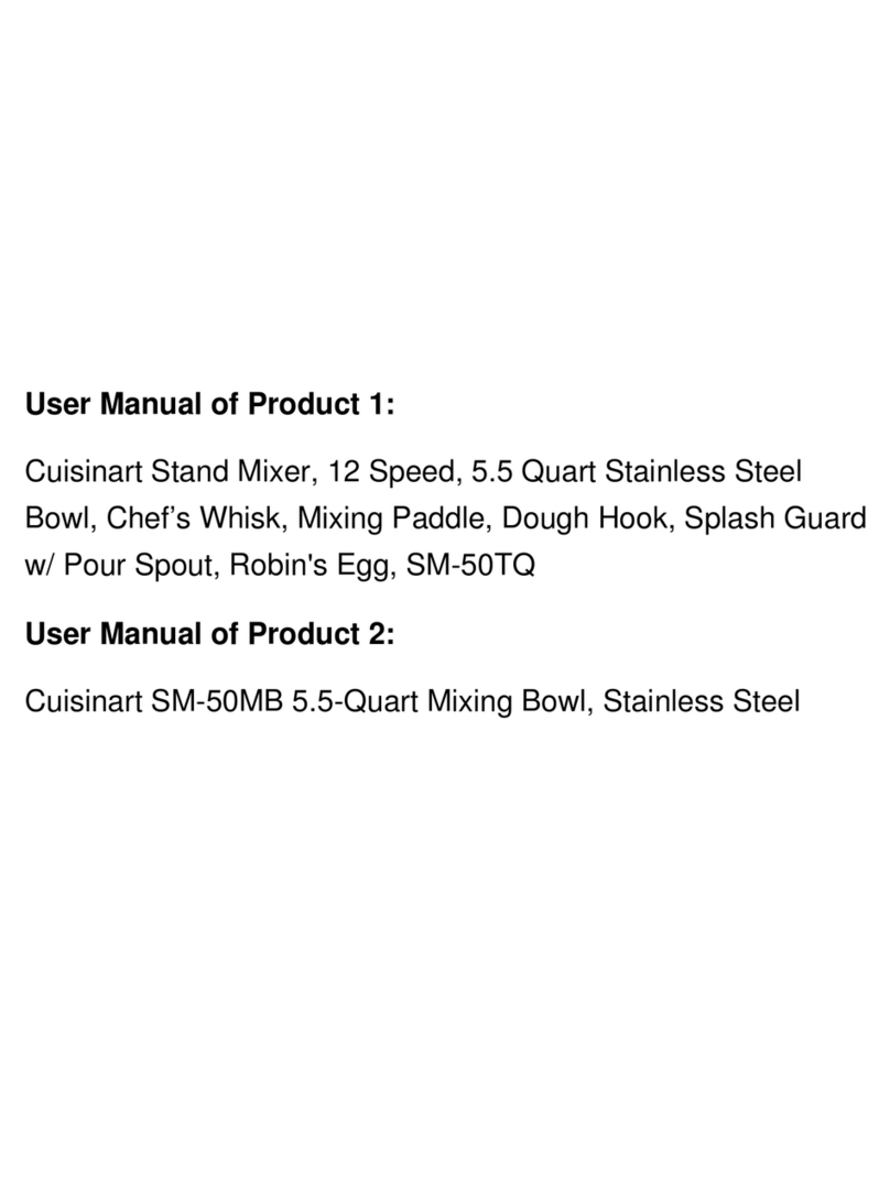 Cuisinart PrepExpress SM-50MB Service manual