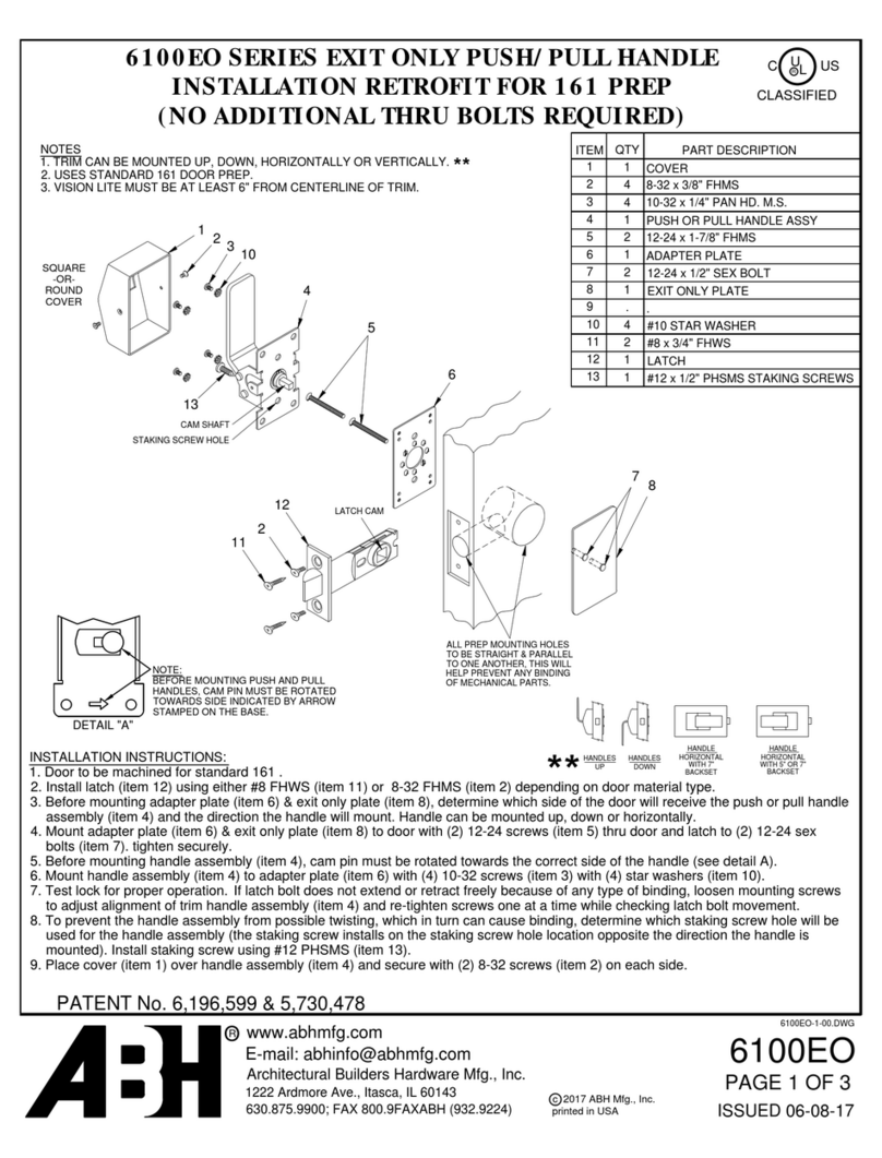 ABH 6100EO Series User manual