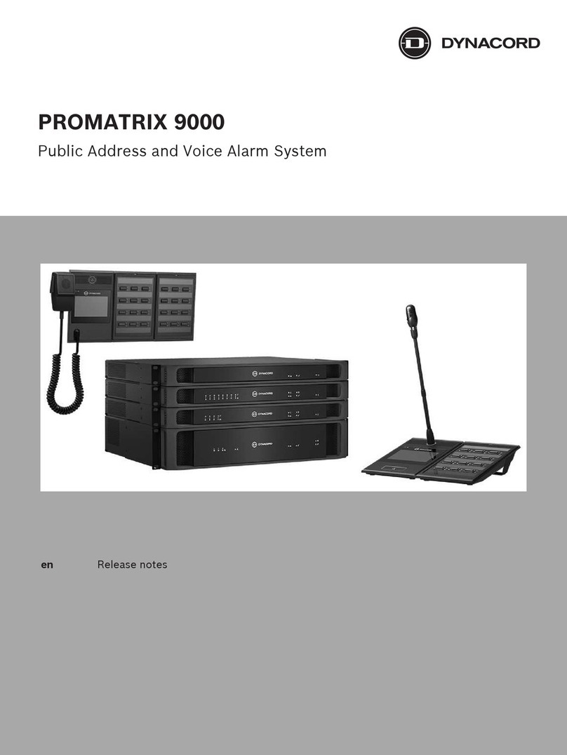 Dynacord PROMATRIX 9000 Release notes