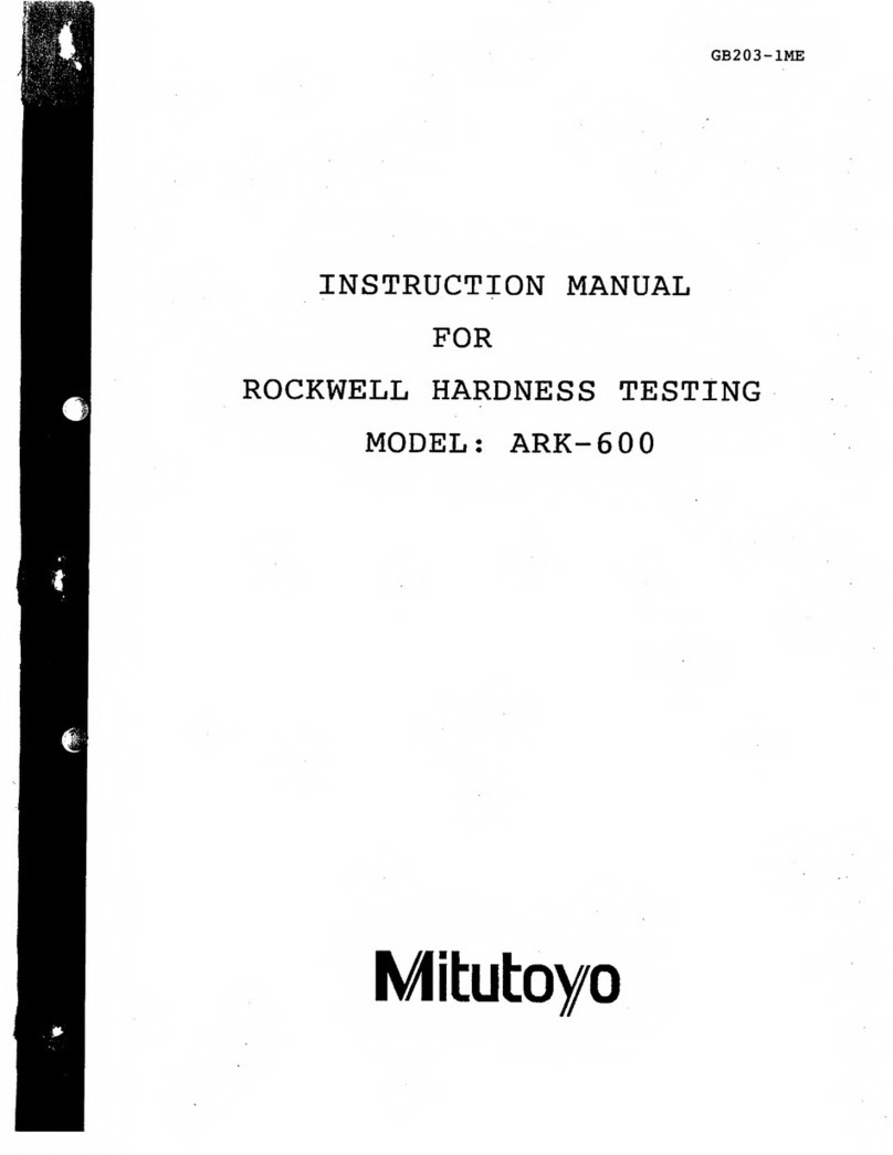 Mitutoyo ARK-600 instruction manual