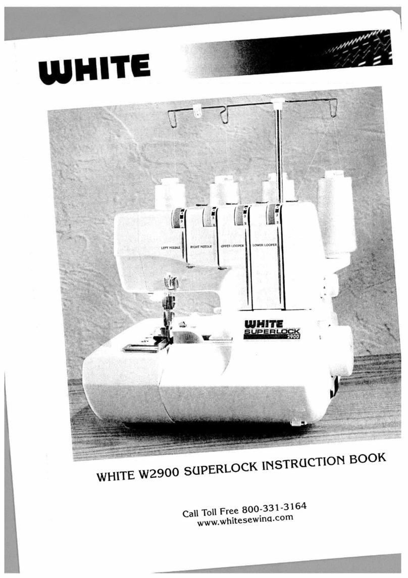 White W2900 SUPERLOCK User manual White W2900 SUPERLOCK User manual