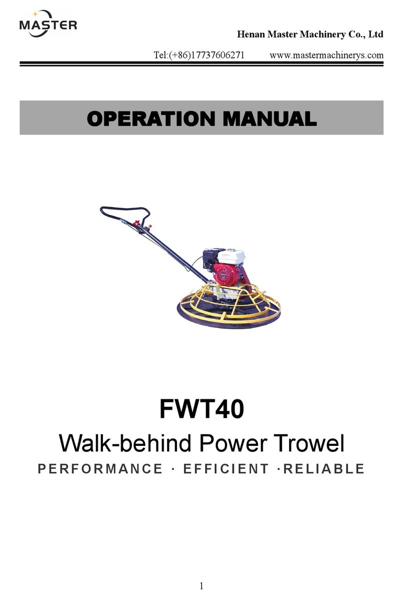 Master FWT40 Operation manual
