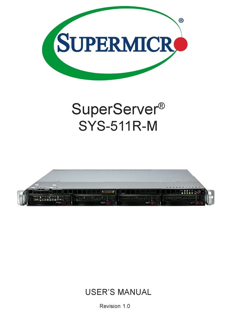 Supermicro SuperServer SYS-511R-M User manual