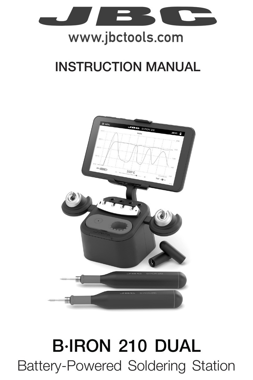 jbc B-IRON 210 DUAL User manual