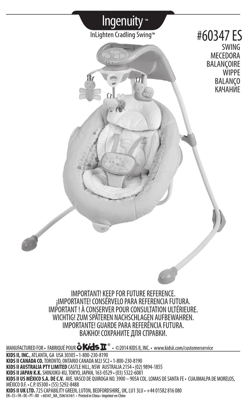 Kids II Ingenuity 60347 ES manual