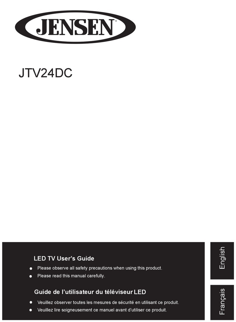 Jensen JTV24DC User manual