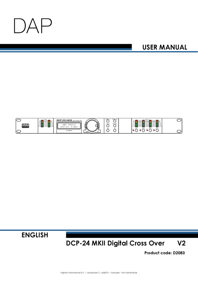 DAPAudio DCP-24 User manual