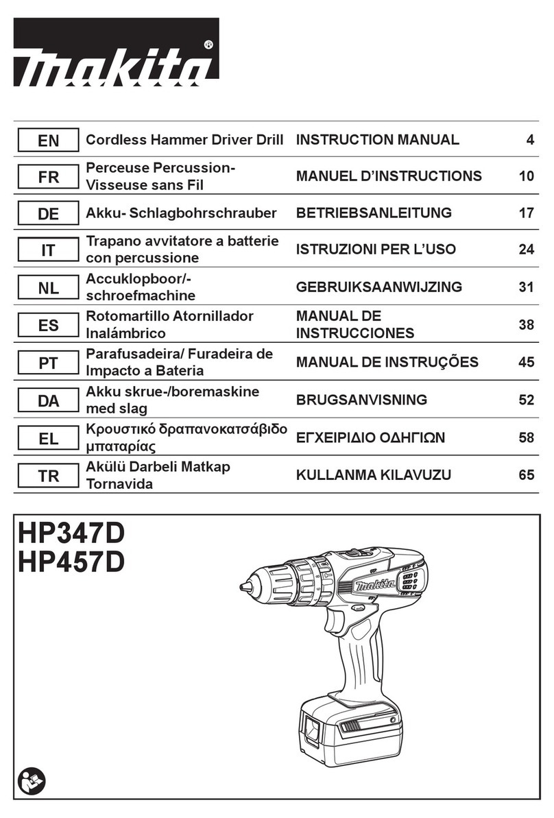 Makita HP457DX100 User manual