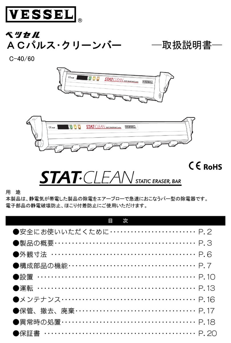Vessel STAT CLEAN C-40 User manual