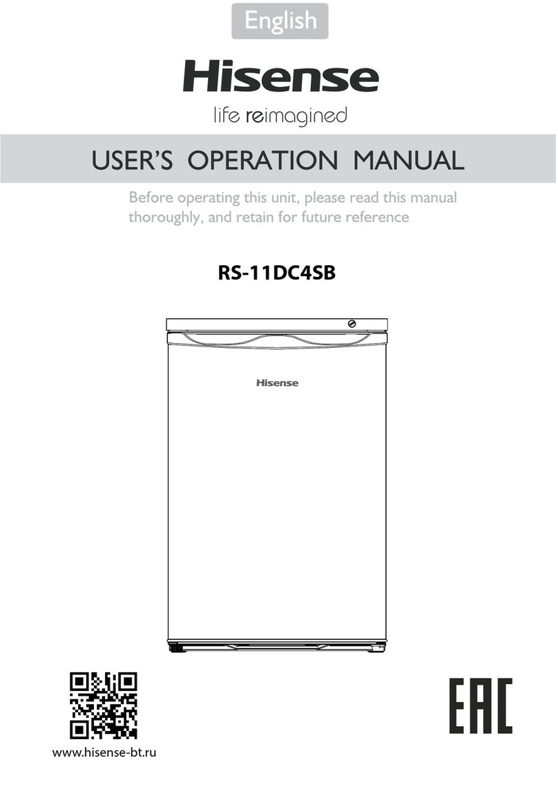 Hisense RS-11DC4SB User's operation manual