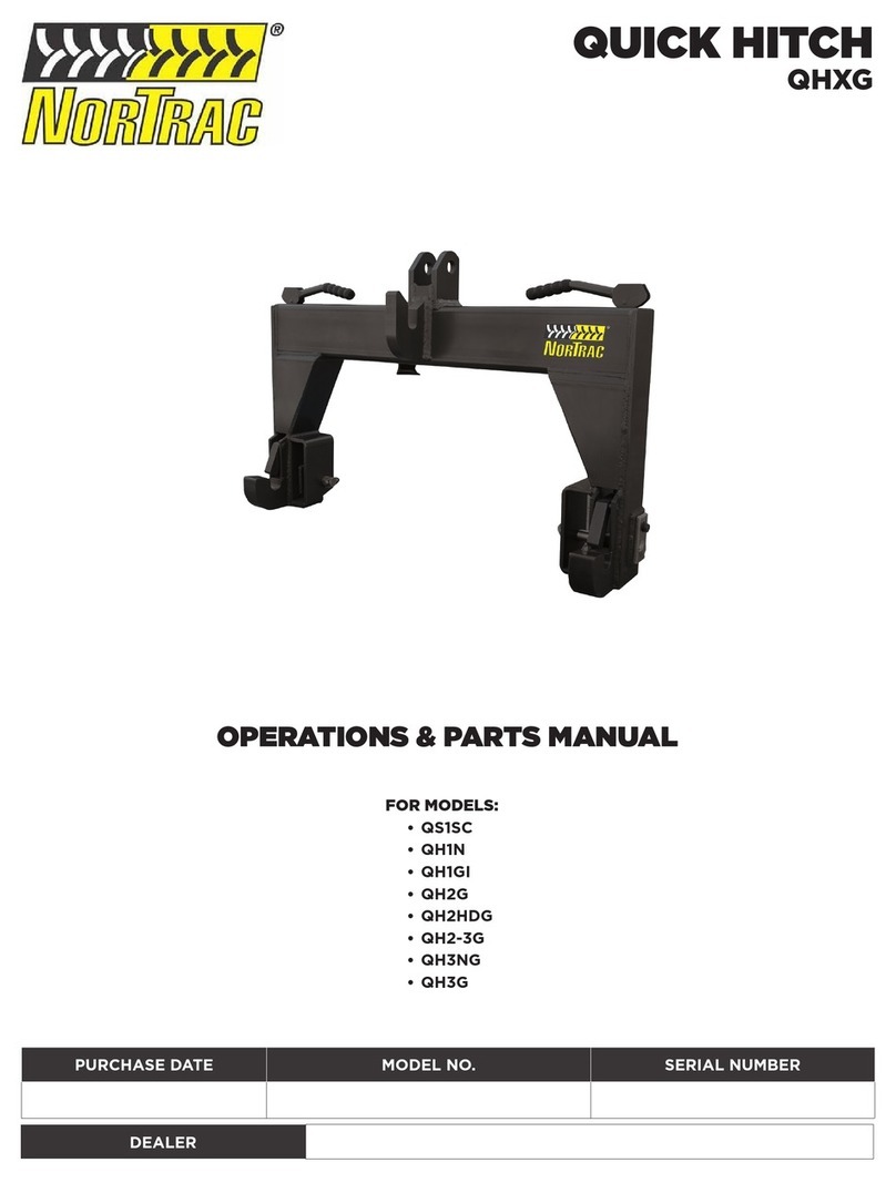 Nortrac QHXG Operations & parts manual
