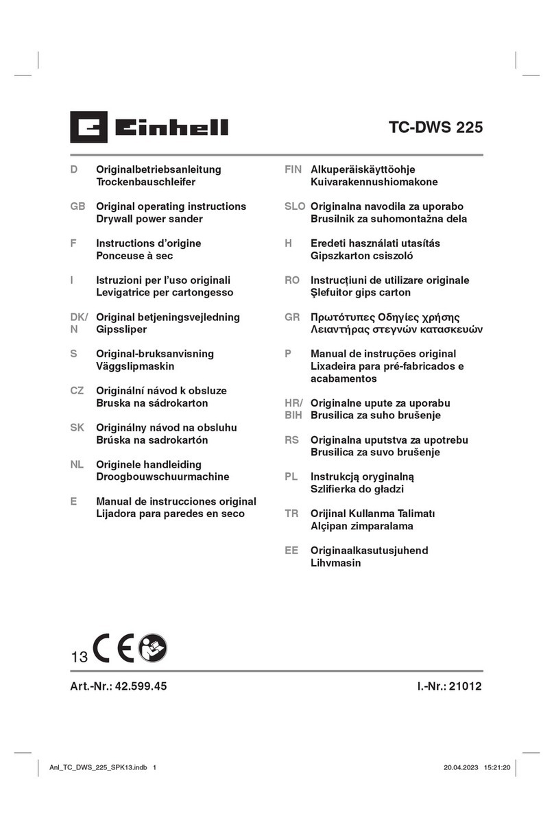 EINHELL TC-DWS 225 User manual