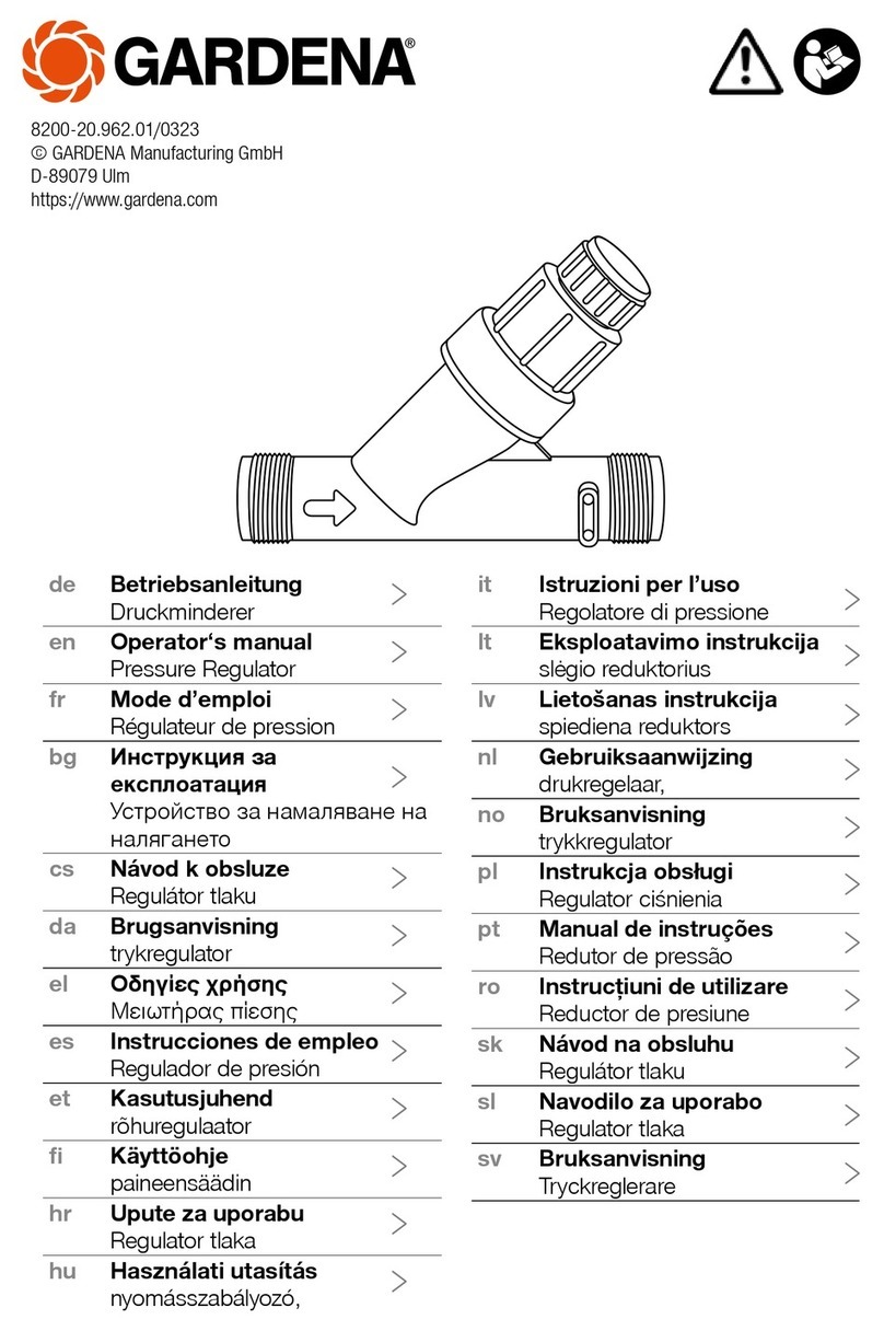 Gardena 8200-20 Operator's manual