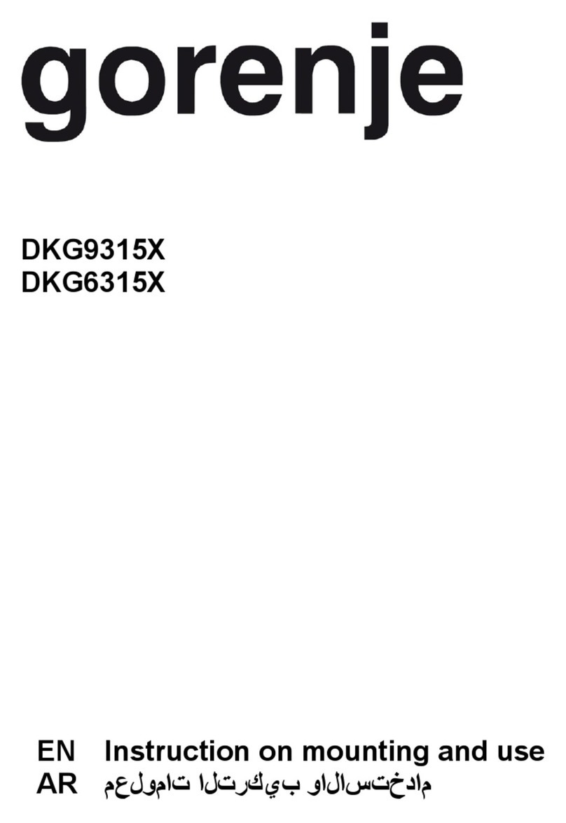 Gorenje DKG9315X Technical manual