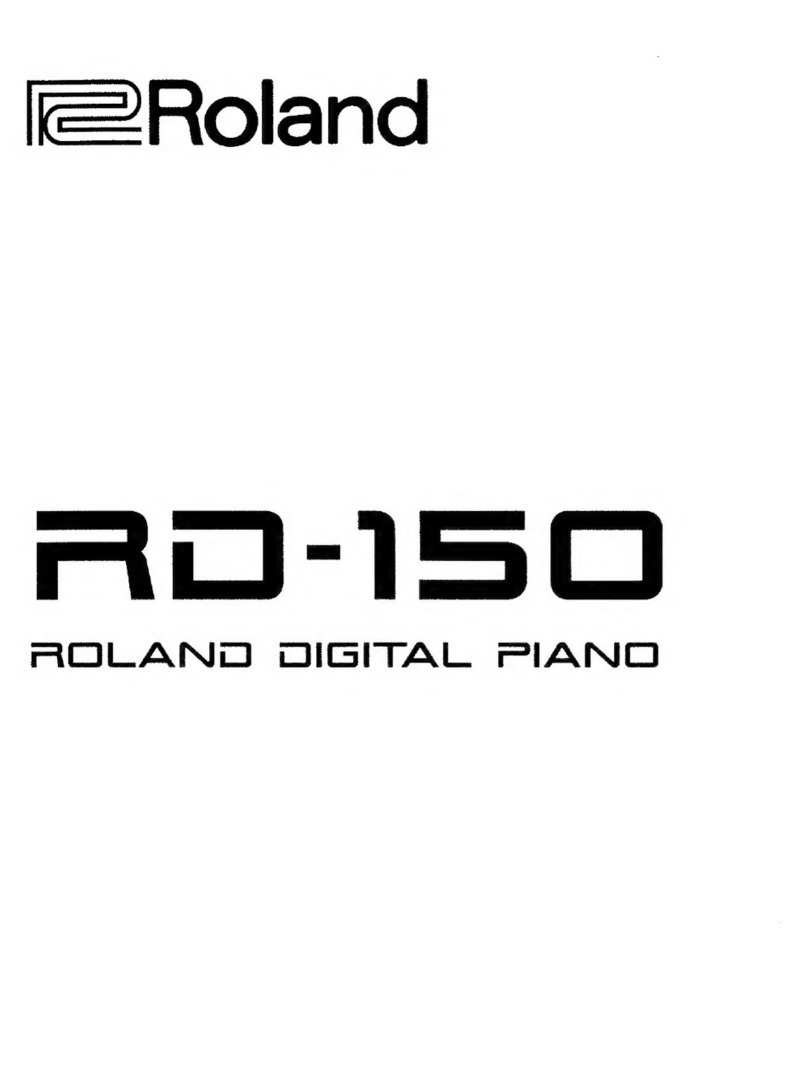 Roland RD-150 User manual Roland RD-150 User manual