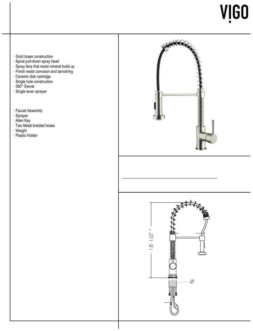 VIGO Edison VG15464 manual