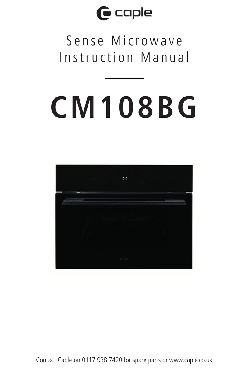 Caple CM108BG instruction manual