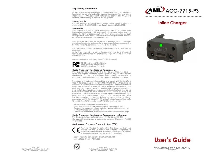 AML ACC-7715-PS user guide
